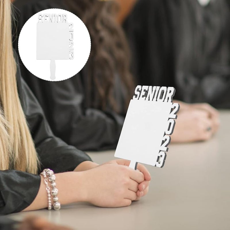 NUOBESTY Sublimation Fan Blank Heat Transfer Photo Frame for Graduation Events Strong Safe Table Decor - Image 4